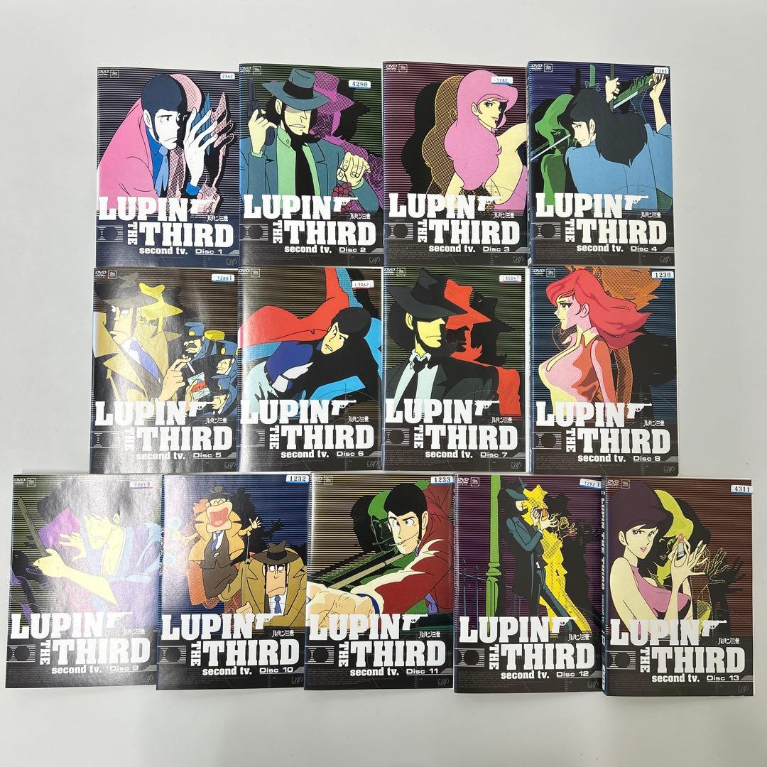 ルパン三世　DVD 2期〜4期　全44巻セット　レンタル落ち