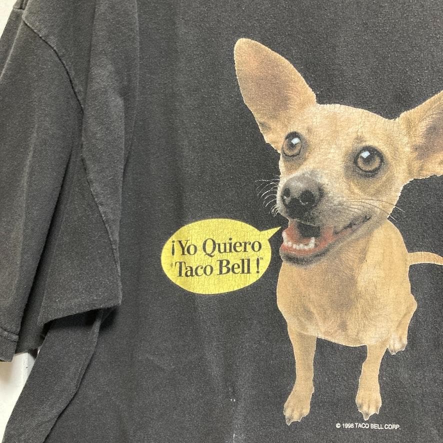 ホ*ド様 BFKL アニマル Tシャツ ビンテージ 古着 90s 黒 タコベル