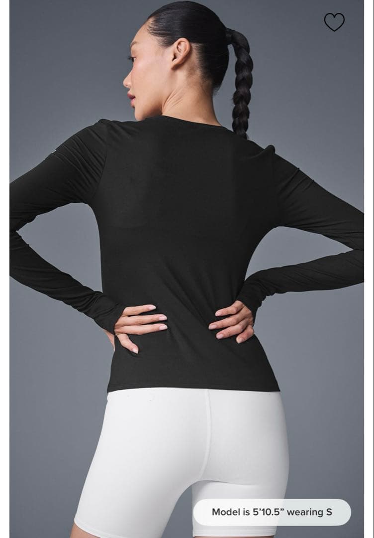 新品未使用試着のみ ALO Long Sleeve Black