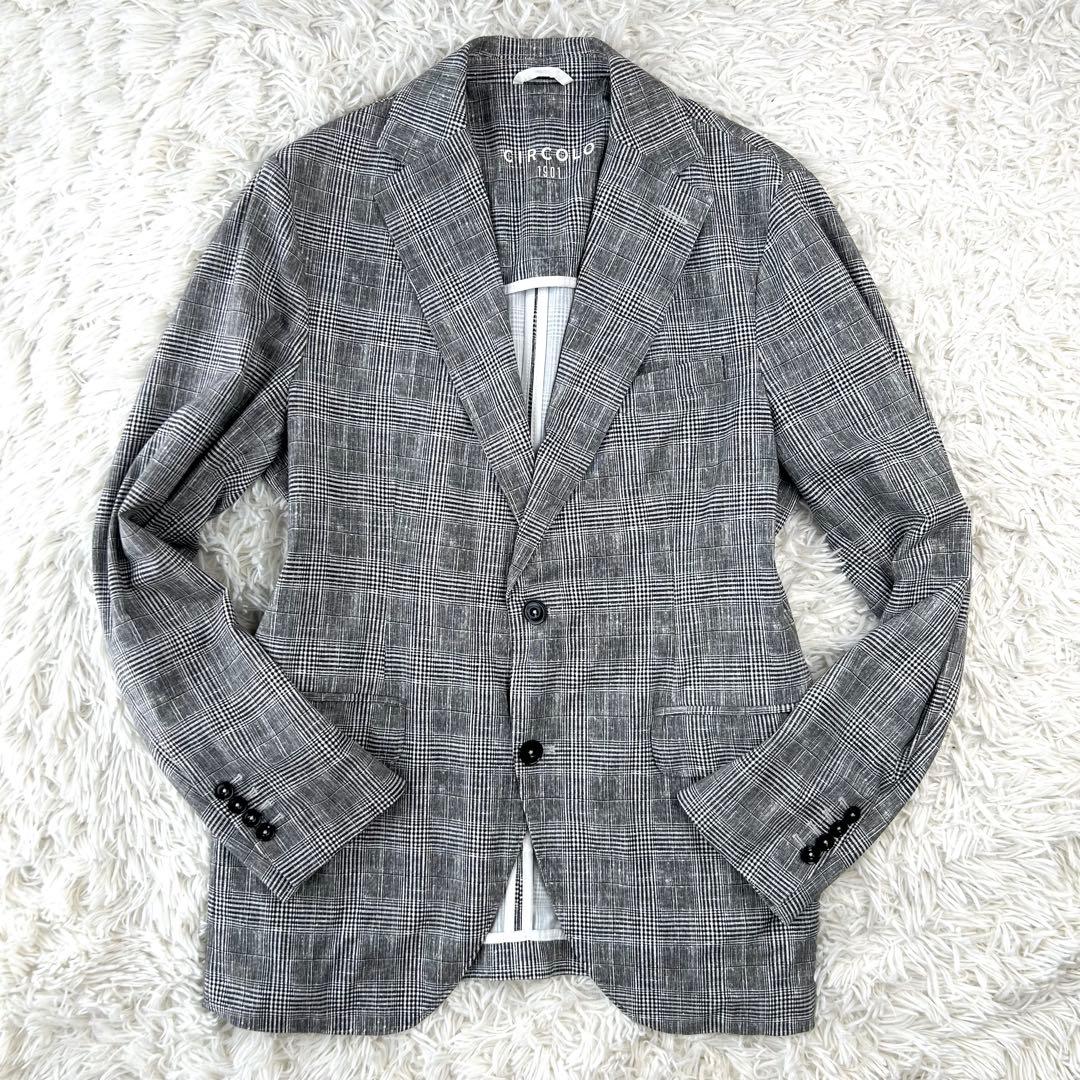 美品✨　CIRCOLO1901 コットンジャージージャケット　グレンチェック