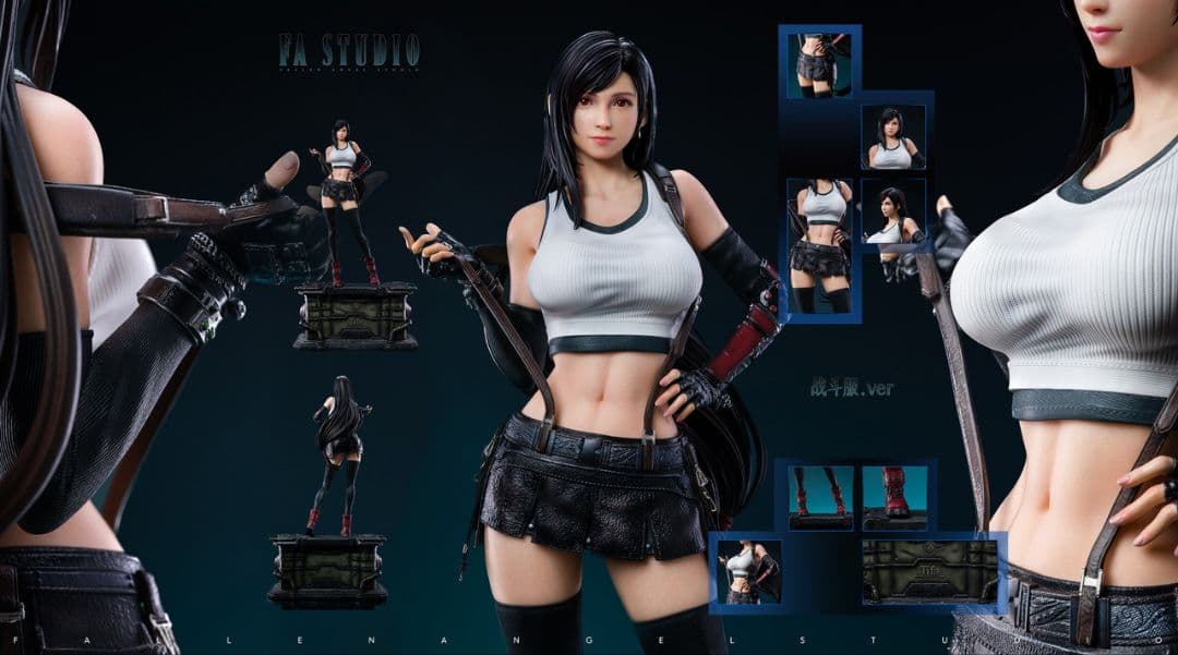 FA Studio ティファ&クラウド 超豪華版3体セット1/4スタチューFF7