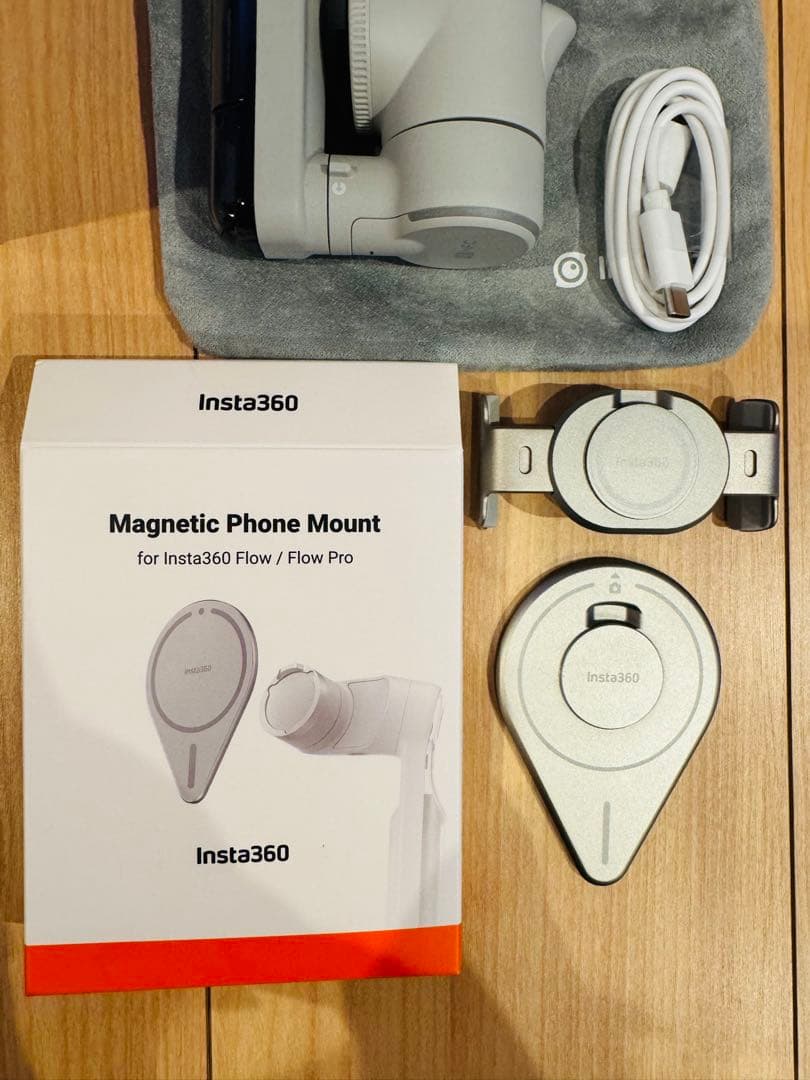 Insta360 Flow Pro 別売マグネットマウント付き