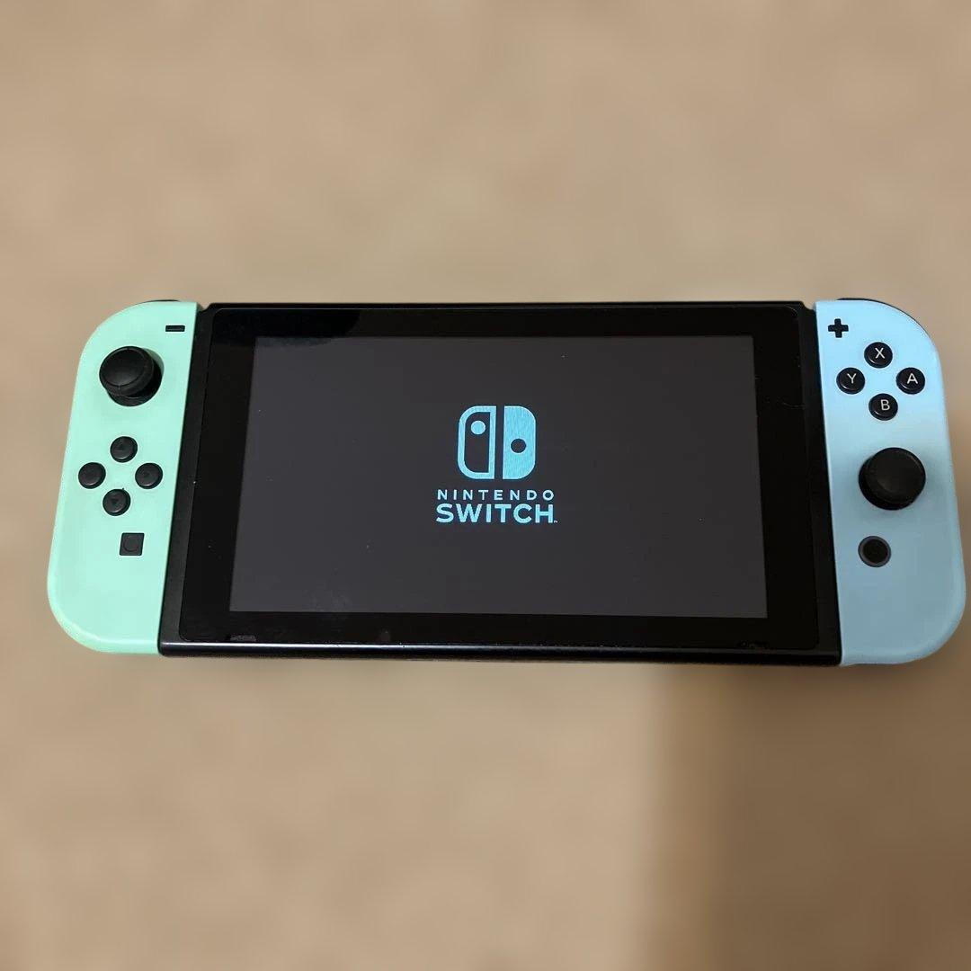 訳ありNintendo Switchあつ森モデル本体のみ