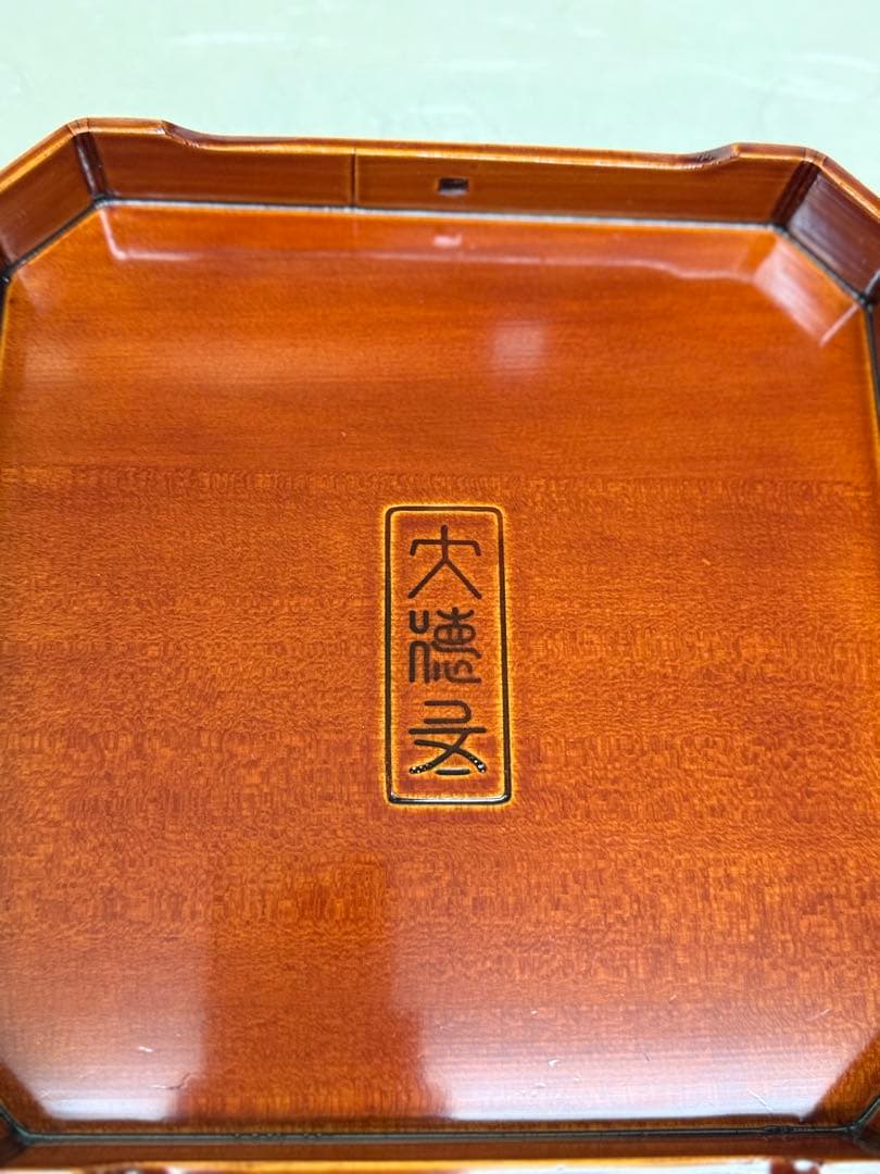 6*)様 懐石道具　飛騨春慶　大徳寺弁当　5客