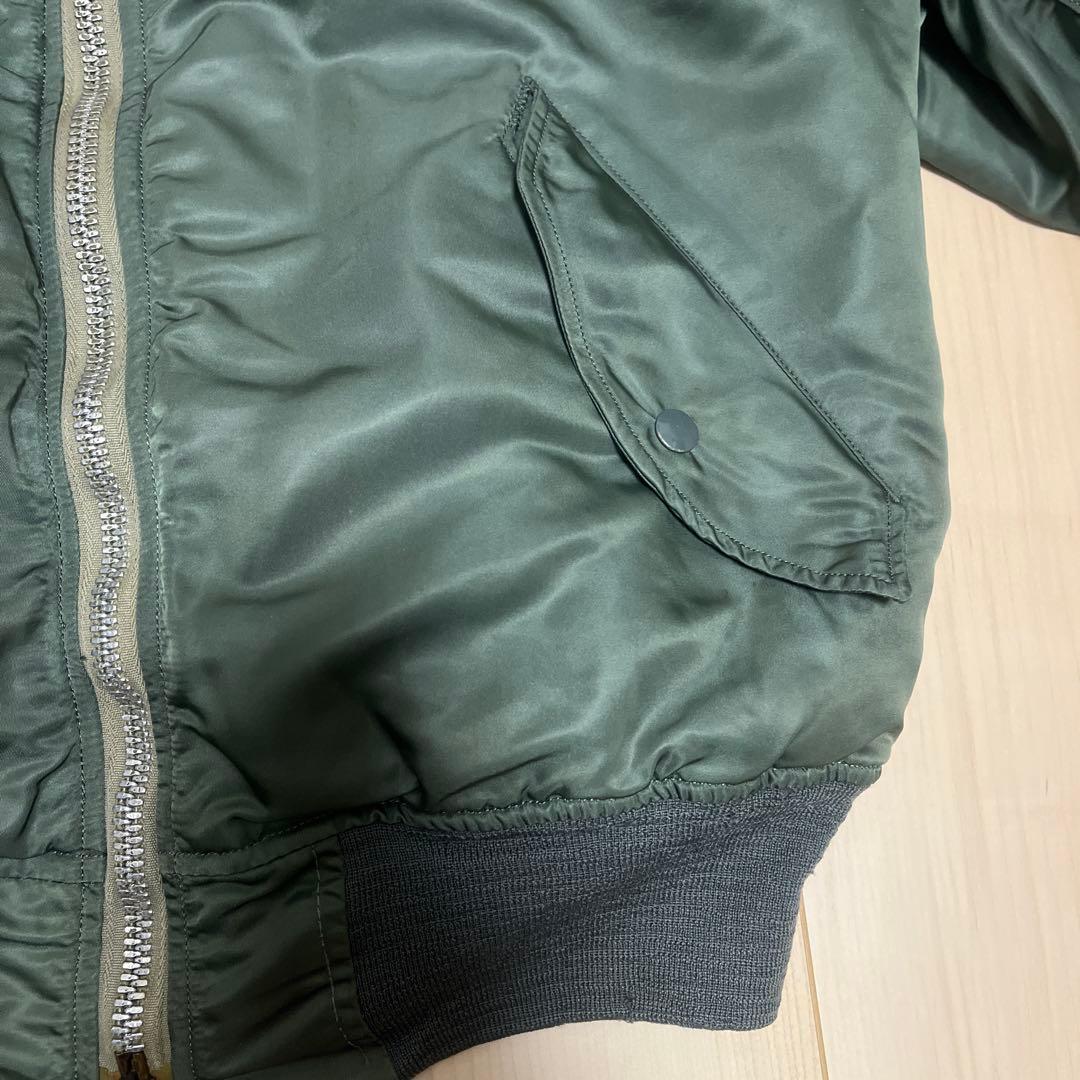 実物80年 MA-1 オリジナル ALPHA INDUSTRIES INC社製