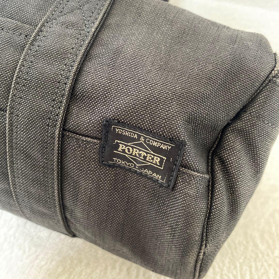 PORTER スモーキー ドラム ミニボストン 黒　ボストンバッグ　ポーター