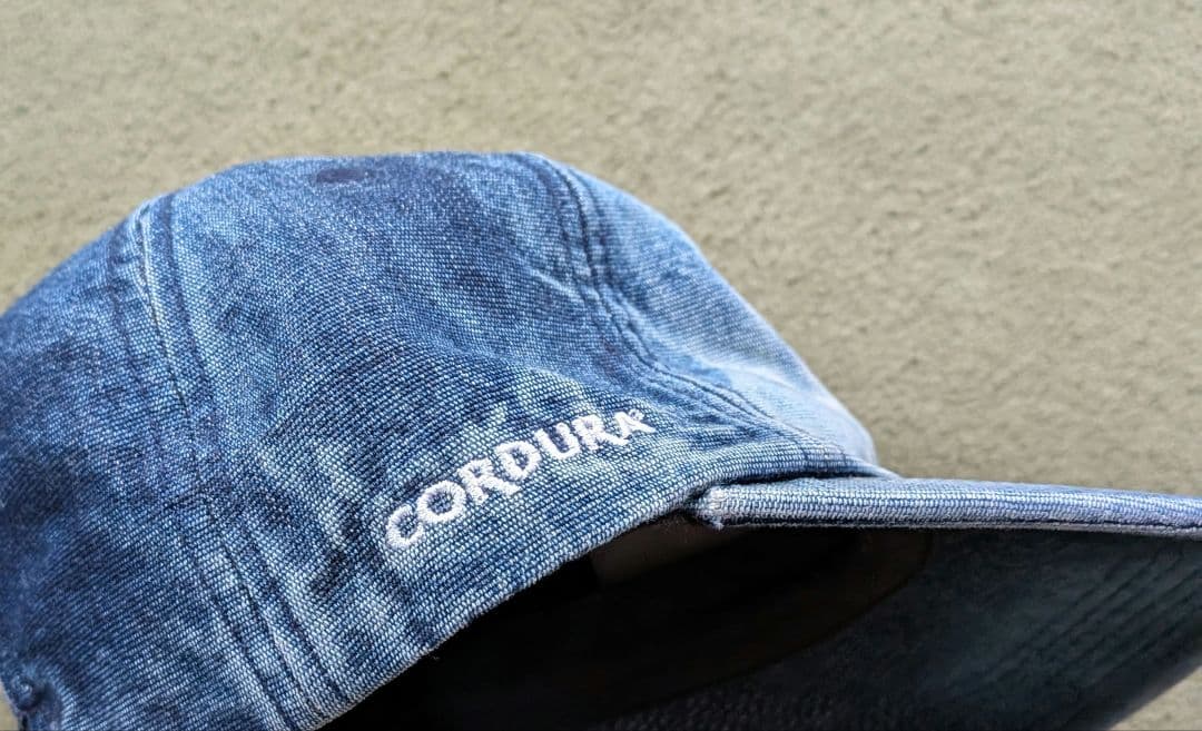 Supreme デニム Sロゴ刺繍 CORDURA CAP