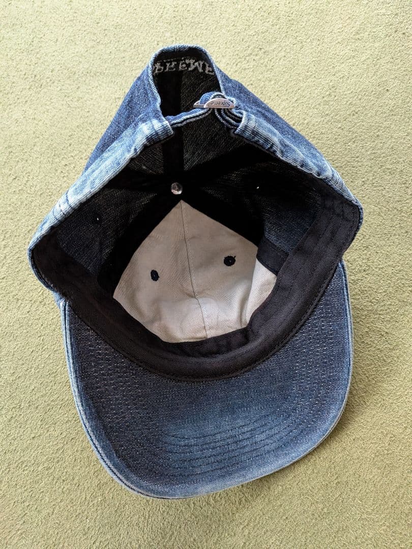 Supreme デニム Sロゴ刺繍 CORDURA CAP