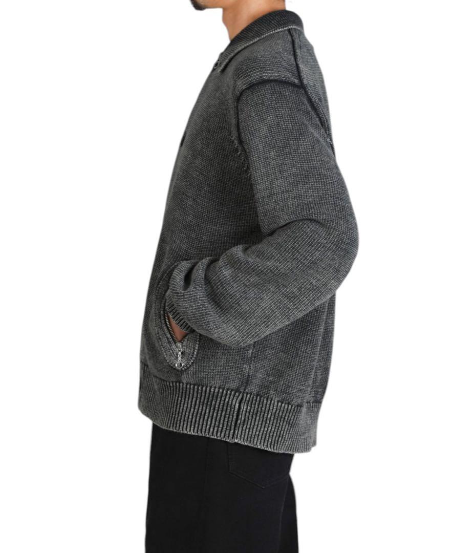 ジャケット・アウター DAIRIKU Vintage Dyed Knit Jacket L