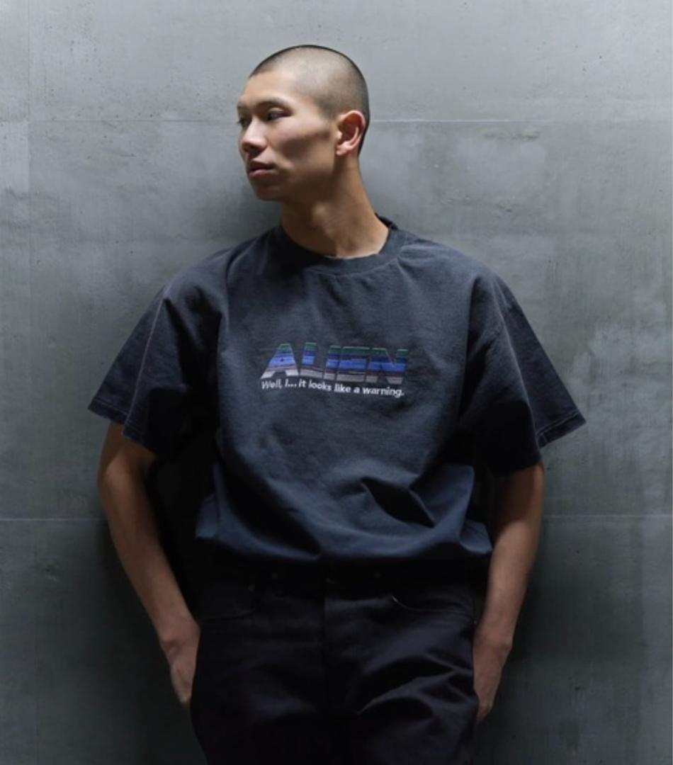 DAIRIKU EX Alien Vintage Wash HS Tee 極美品
