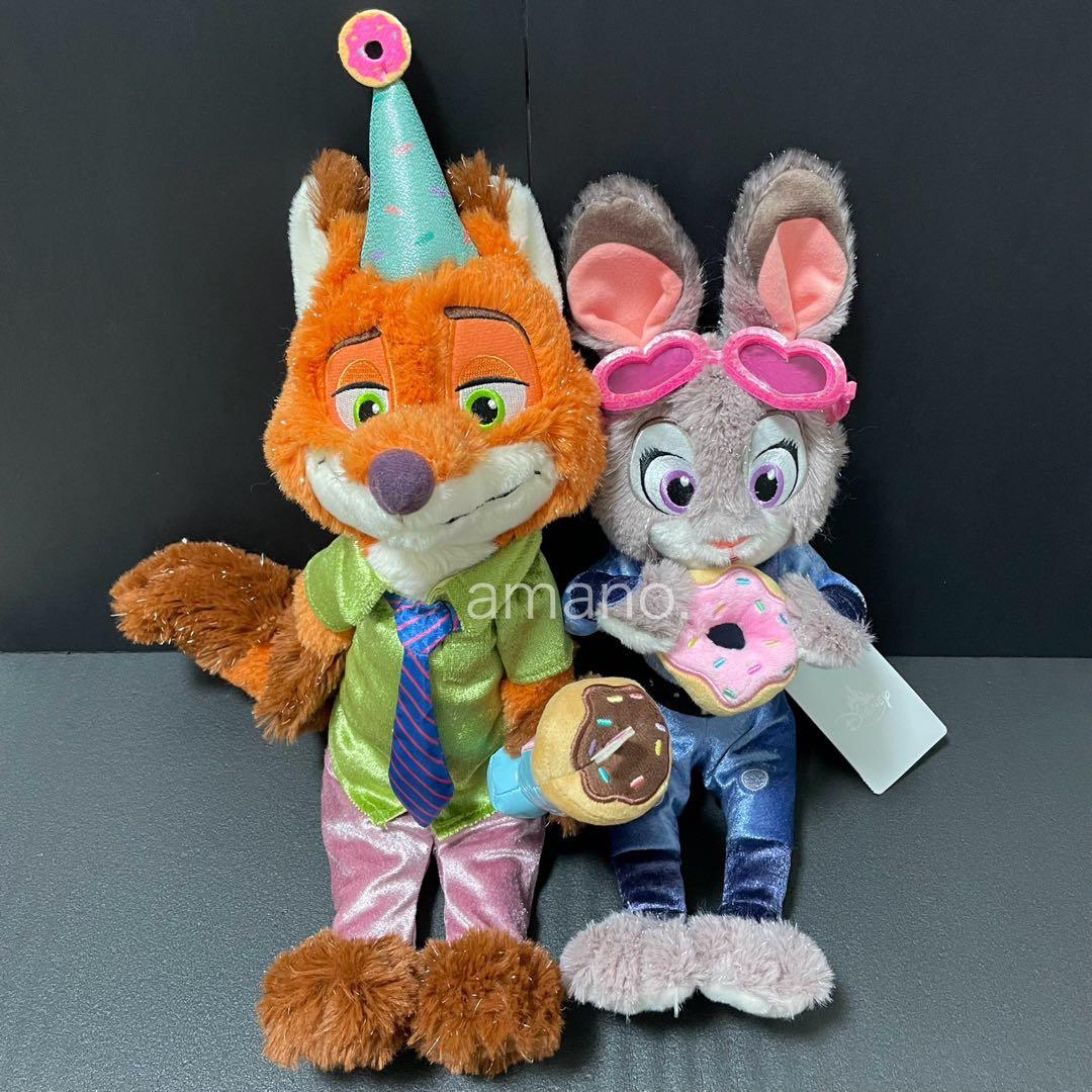 ディズニーストア ニック ジュディ ぬいぐるみ