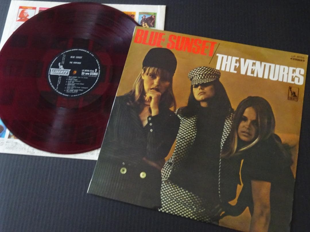 ヴェンチャーズ（THE VENTURES）ＬＰ８枚　★ペラジャケ・赤盤／東芝音工