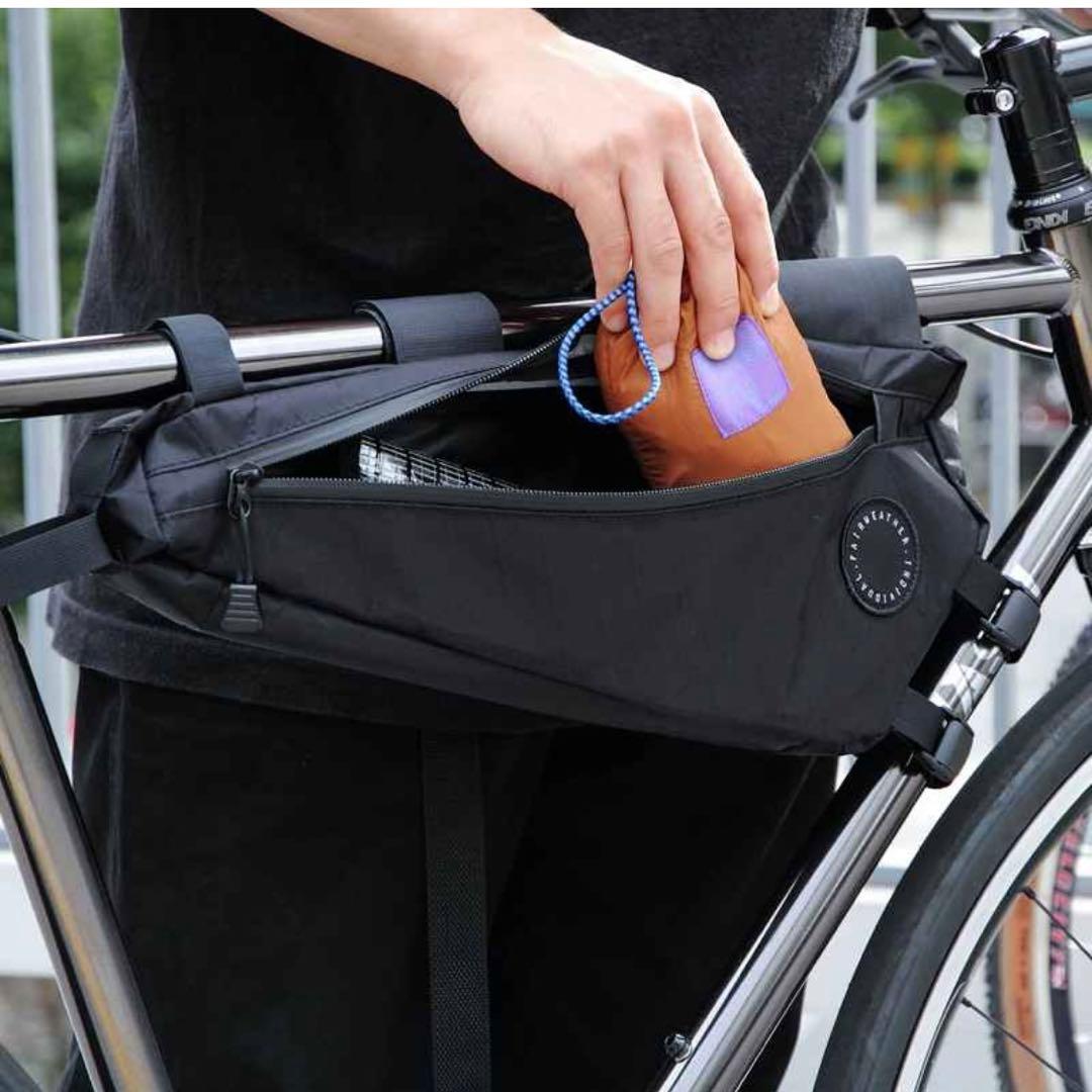 アクセサリー FAIRWEATHER frame bag half (x-pac black)