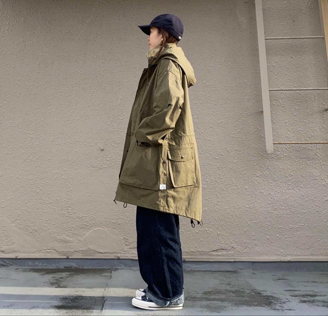SASAFRAS Digs Crew Tube Coat M ベージュササフラス