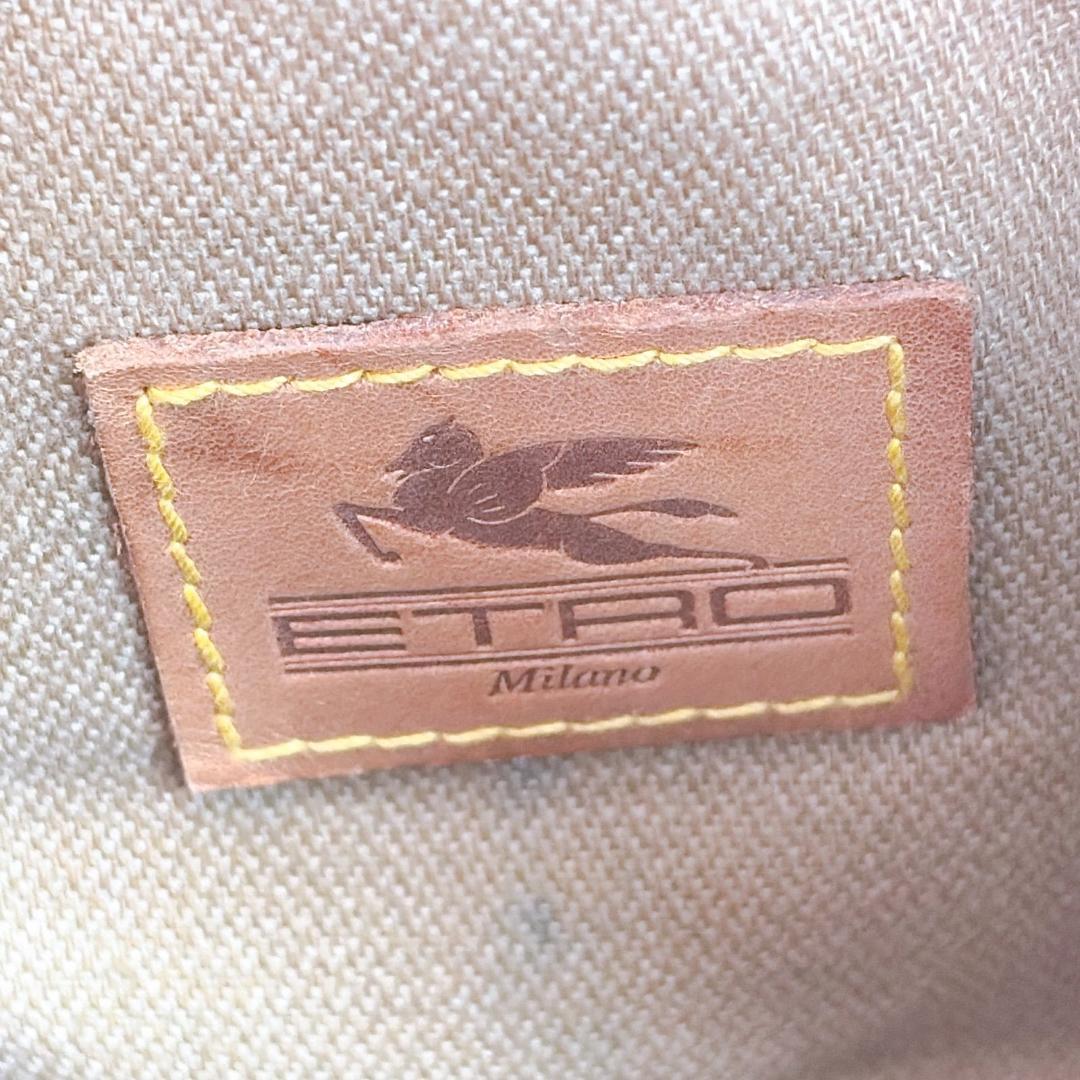 エトロ　ボストンバック　ペイズリー柄