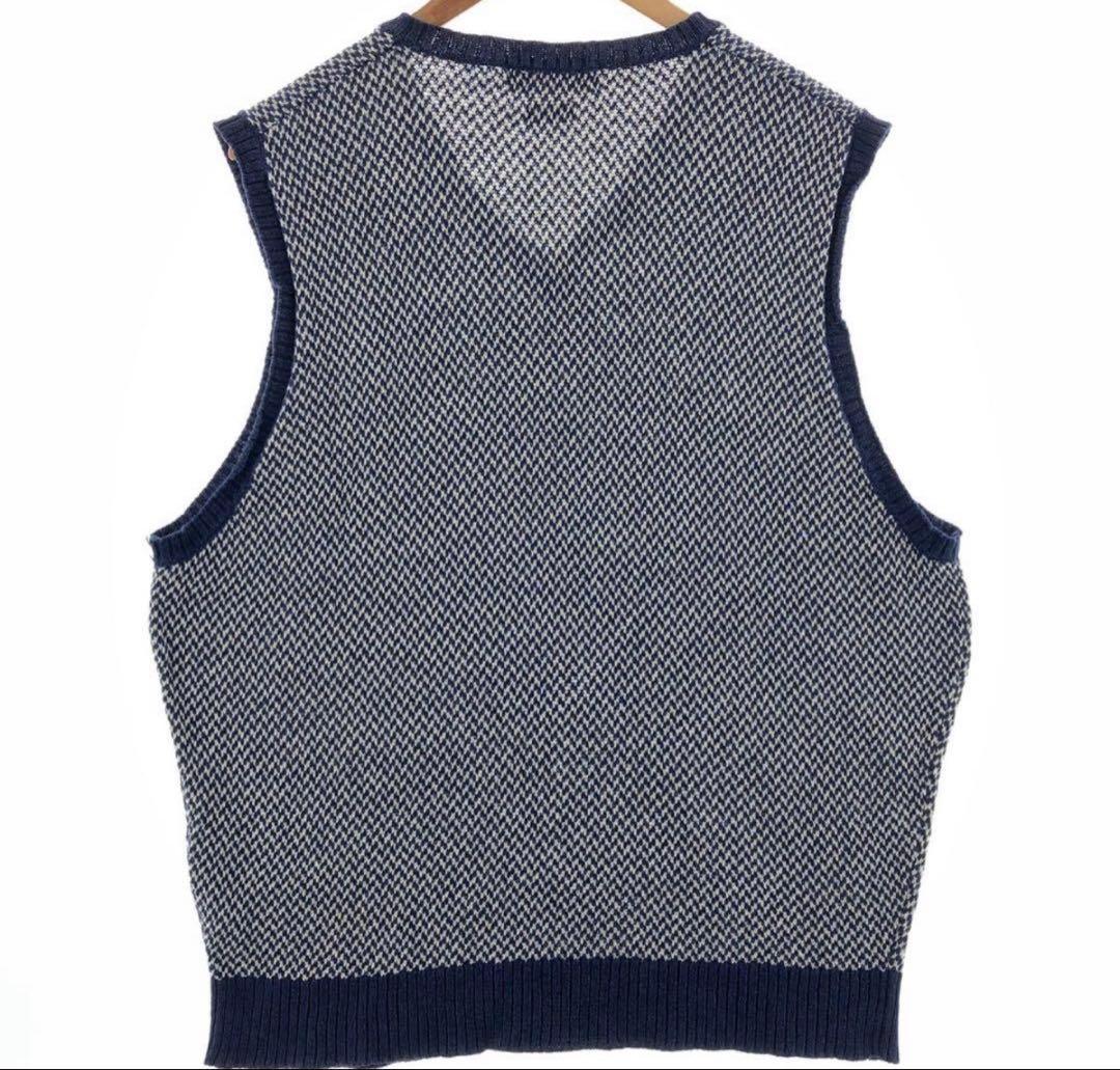 Polo by Ralph Lauren チェック柄ニットベスト L