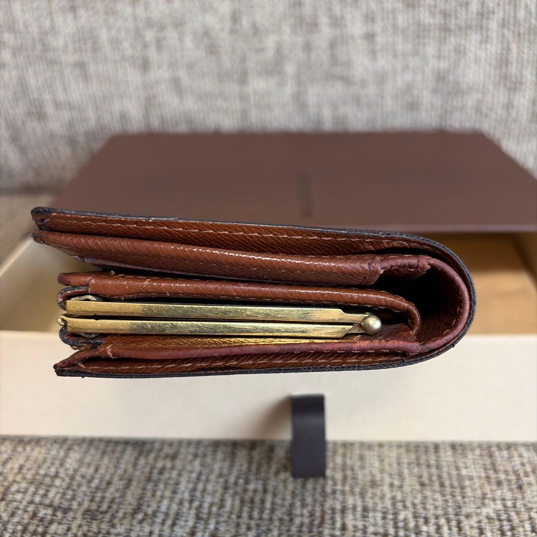 J022 ルイヴィトン　モノグラム　ヴィエノワ　折り財布　コンパクト