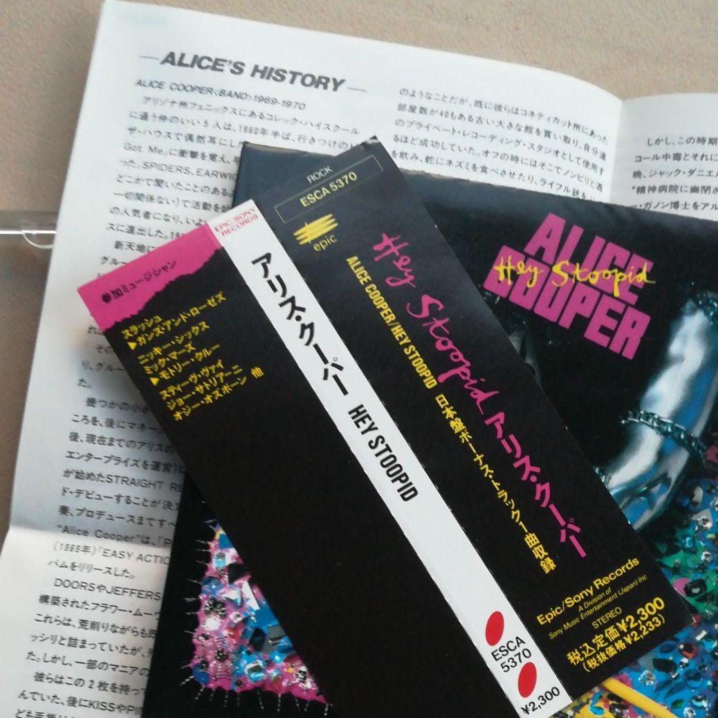 洋楽 ALICE COOPER / HEY STOOPID