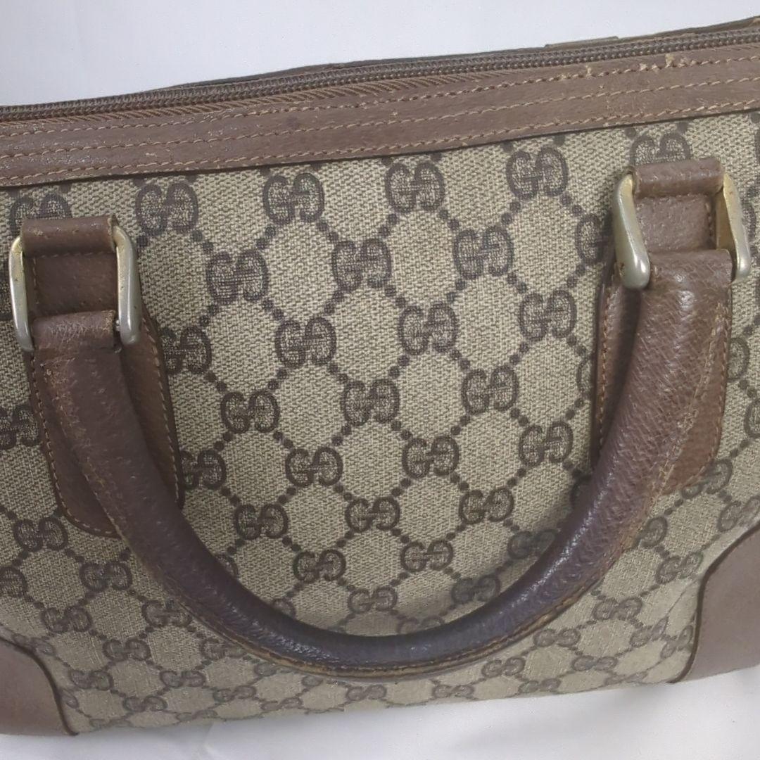 GUCCI グッチ GG柄 レザー ハンドバッグ ミニボストンバッグ