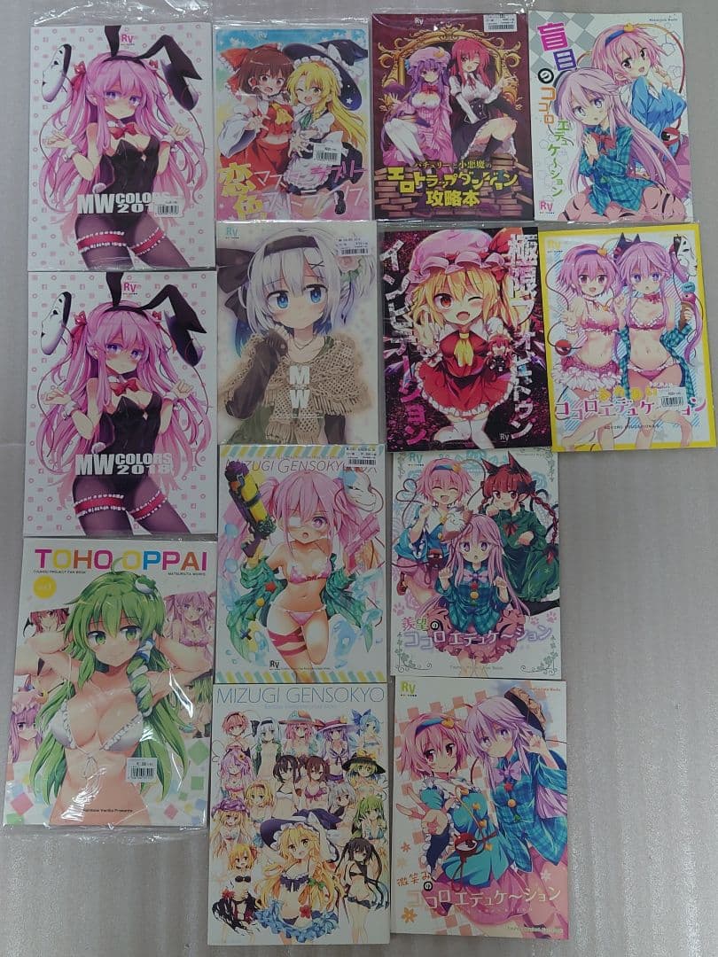 東方project同人誌150冊以上まとめ売りクリアファイル等おまけ付き