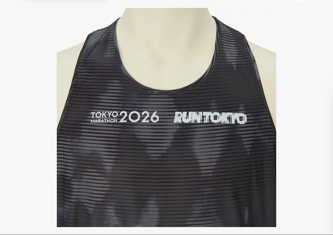 RUN TOKYO 東京マラソン2026 スリーブレスシャツ