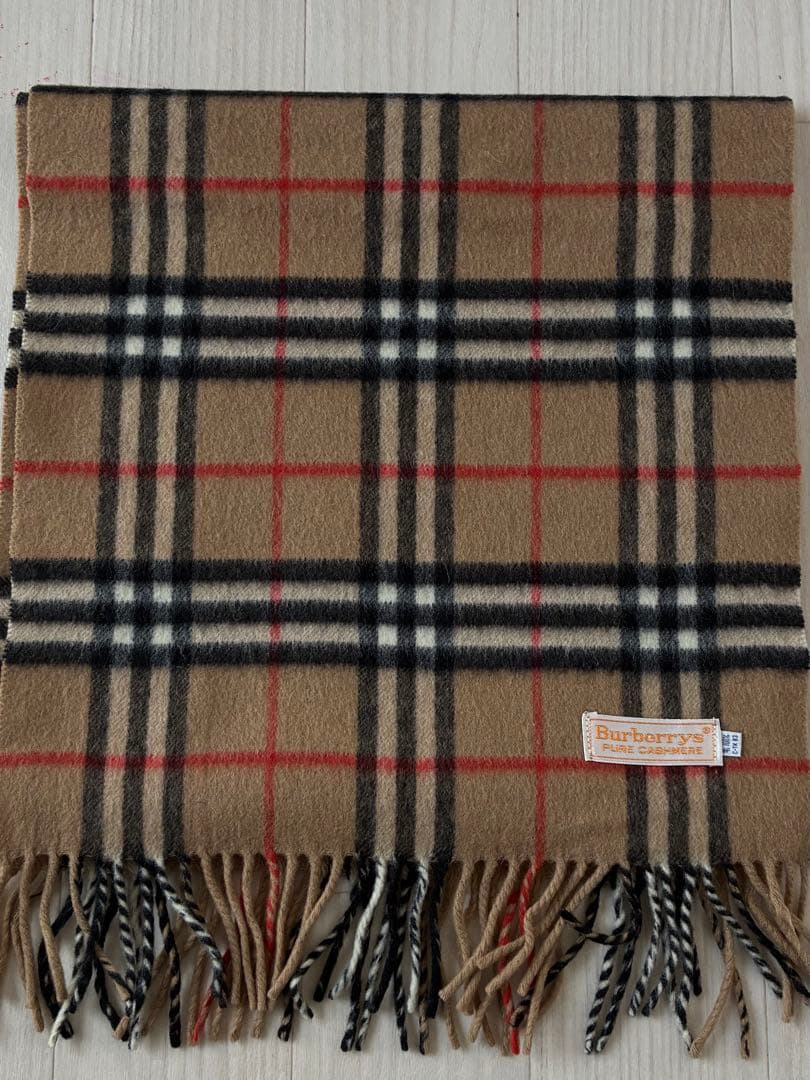 Burberry 100% CASHMERE マフラー