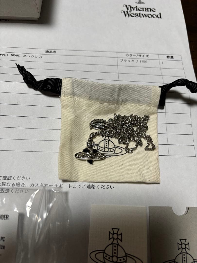 アクセサリー Vivienne Westwood diamante hart