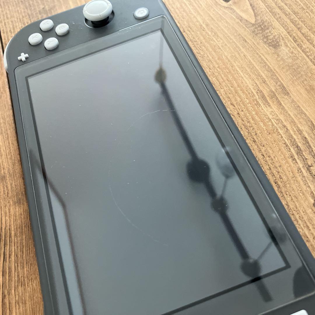 【良品】Nintendo Switch Lite グレー 充電器