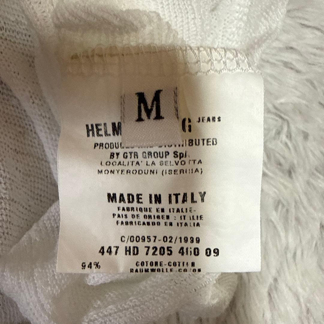 HELMUT LANG ホワイト Tシャツ M