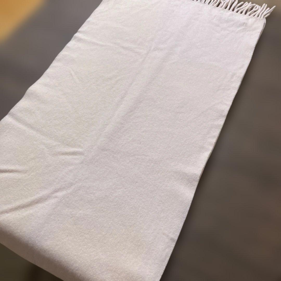 Acne Studios フリンジスカーフ ウォームホワイト　ca02