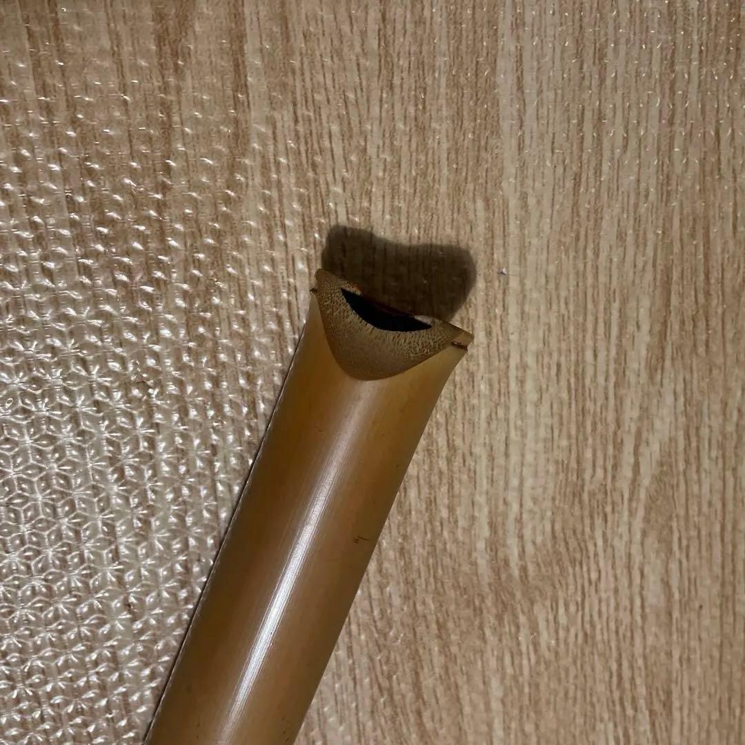 ジャンク品扱い　　尺八本体 竹製 3本セット