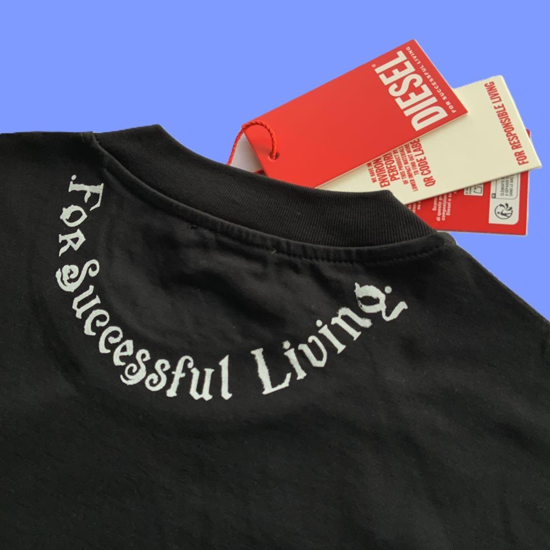 新品　ディーゼル　Tシャツ　XL　A23185　ブラック　日本未発売TBOGGY