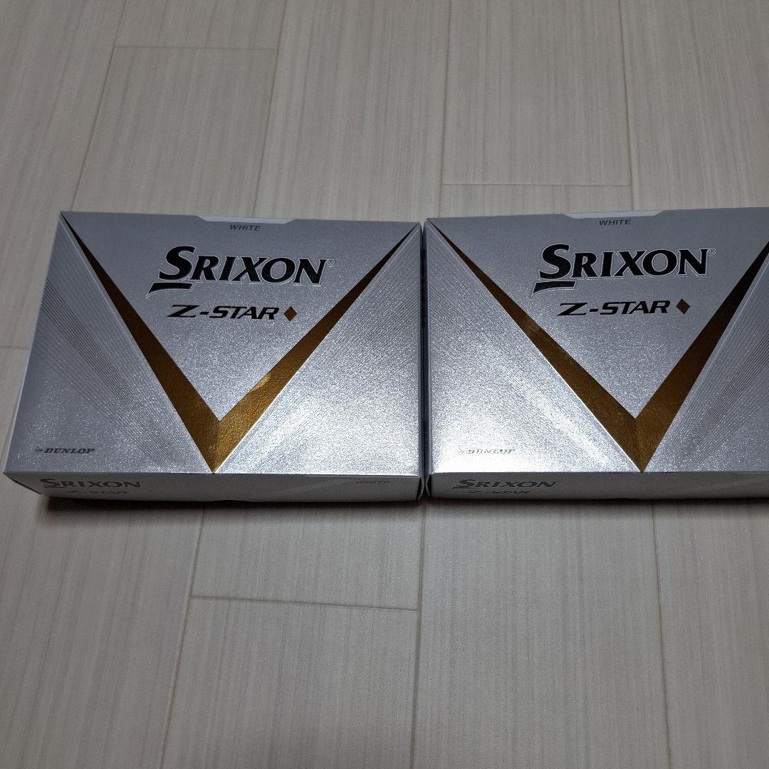 かずひろSrixon Z-STAR ダイヤモンドホワイト ゴルフボール