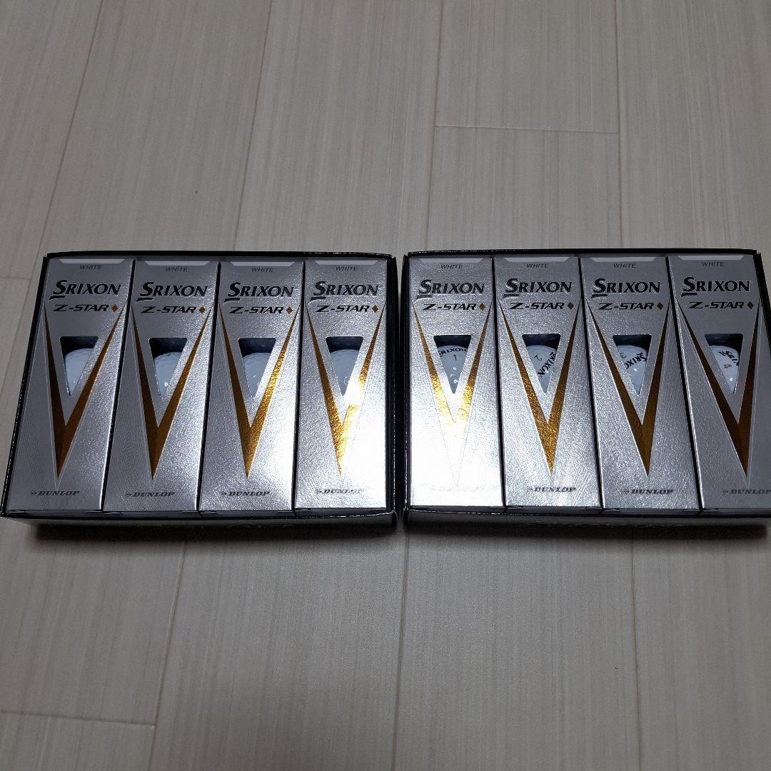 かずひろSrixon Z-STAR ダイヤモンドホワイト ゴルフボール