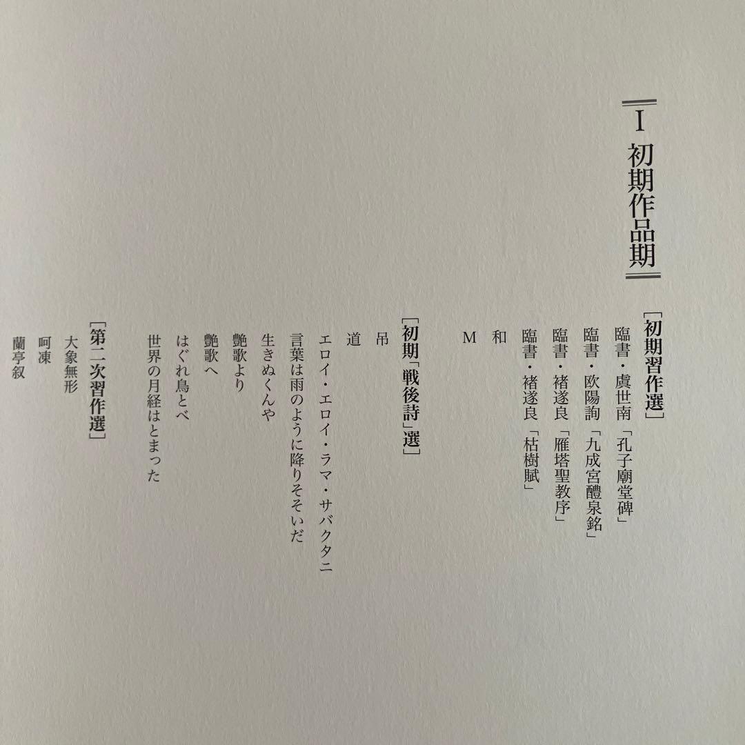 自選自註　石川九楊作品集