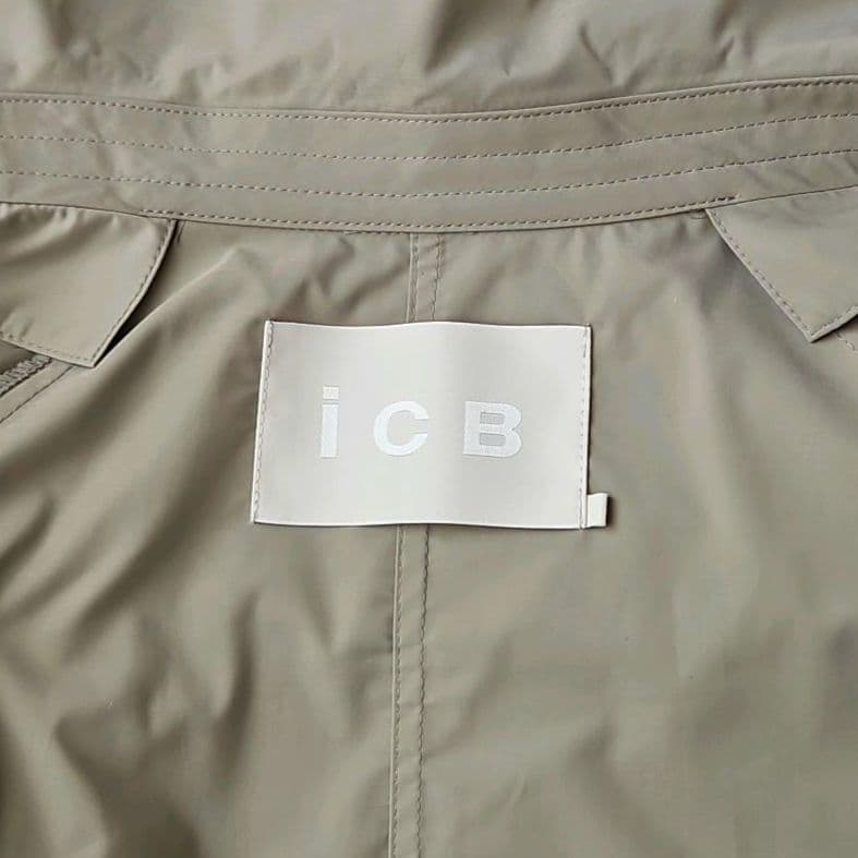 25SS完売品☆極美品 iCB メモリーストレッチタフタ トレンチコート 撥水