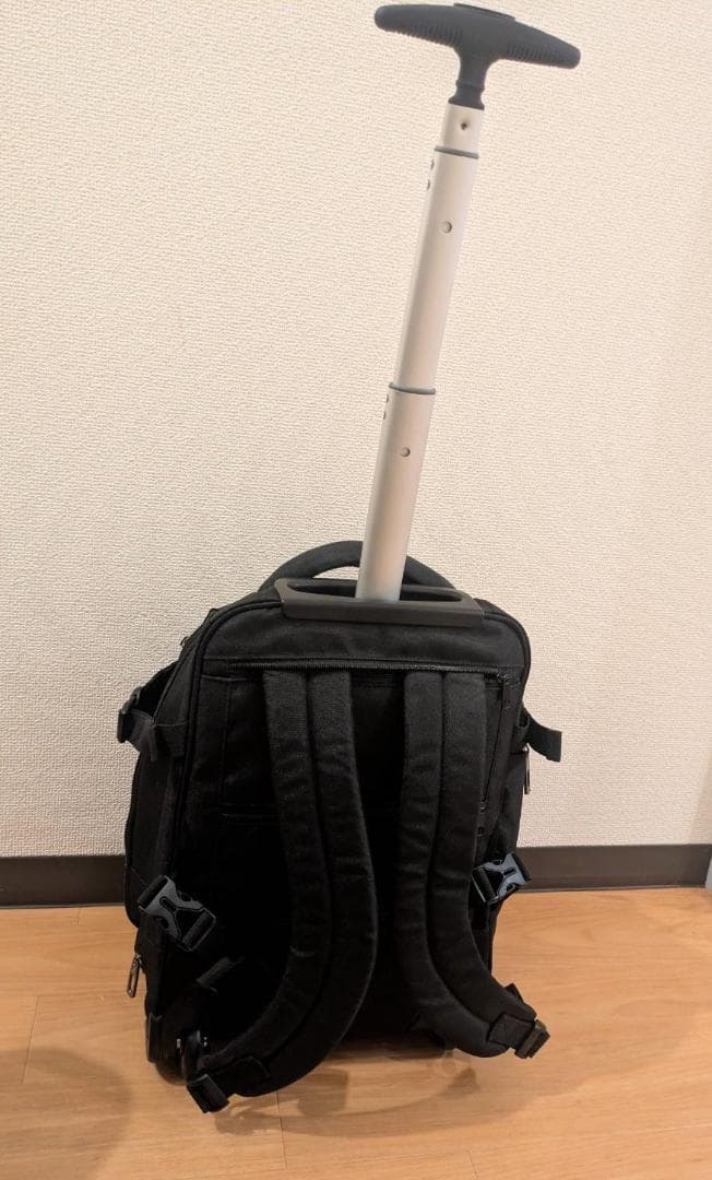 値下げ！モアエルグ　リュックキャリー 機内持ち込み Sサイズ ブラック