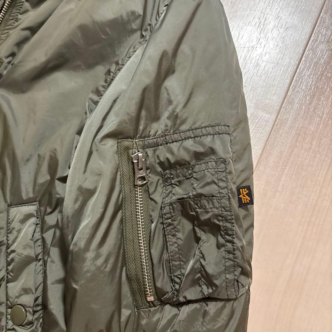 ALPHA INDUSTRIES MA-1ジャケット Lサイズ オリーブグリーン