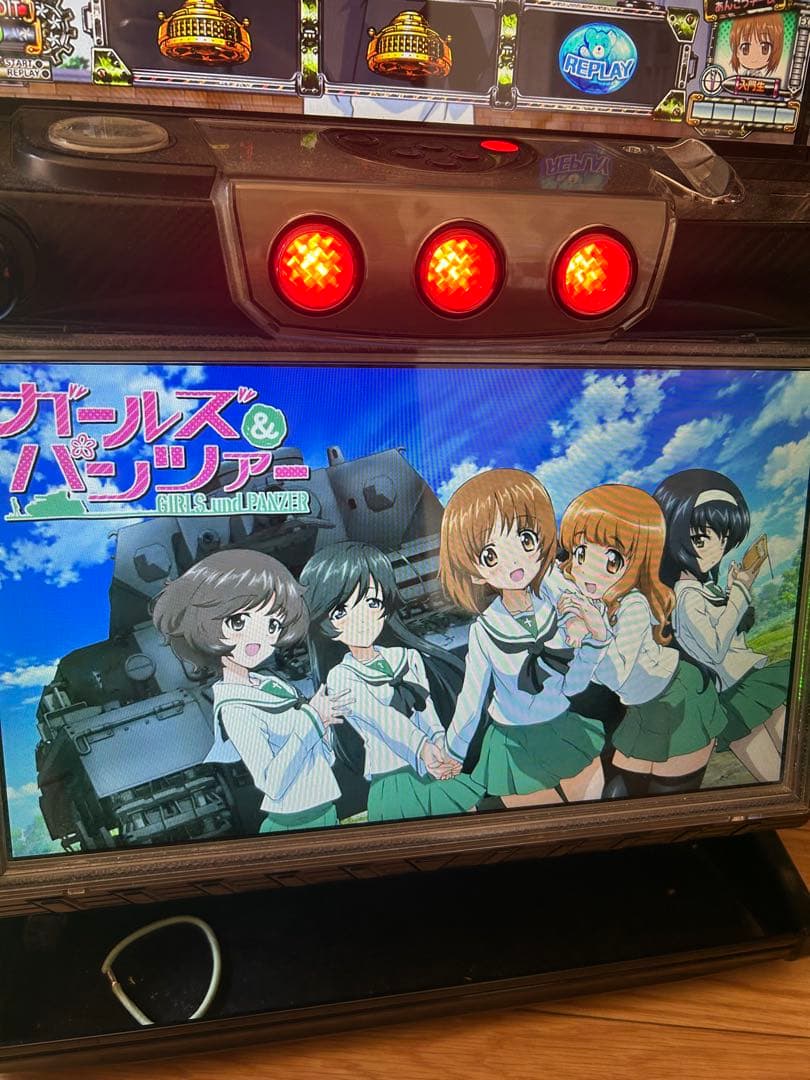 パチスロ実機　初代ガールズ&パンツァー