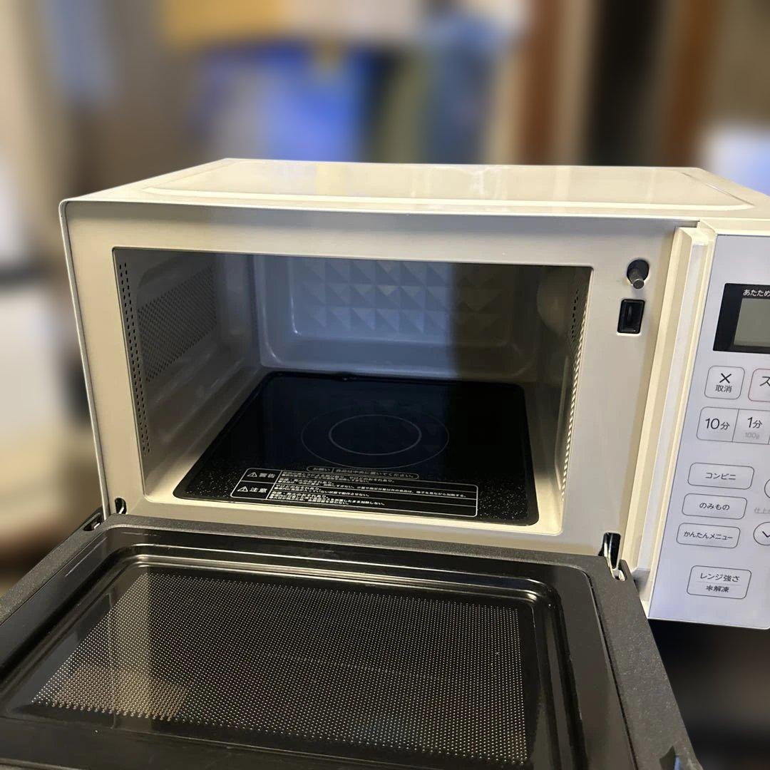 美品　2021年製 Haier フラット電子レンジ JM-FH18H