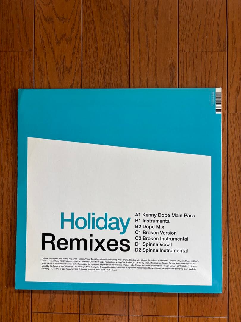 洋楽 Roy Ayers Holiday Kenny  DJ Spinna