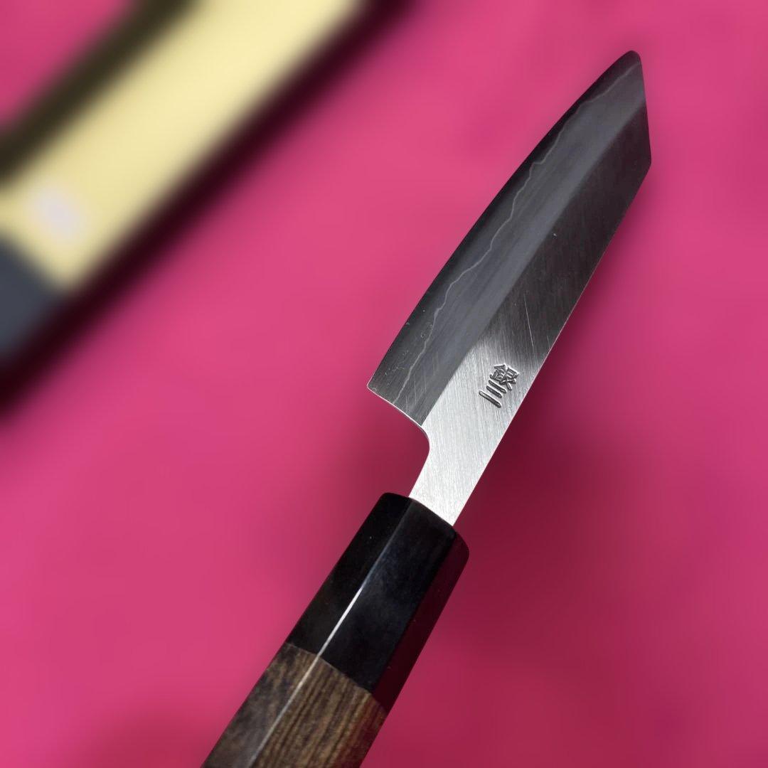 銀三　両刃特製万能型ペティ包丁　150㎜ 5寸