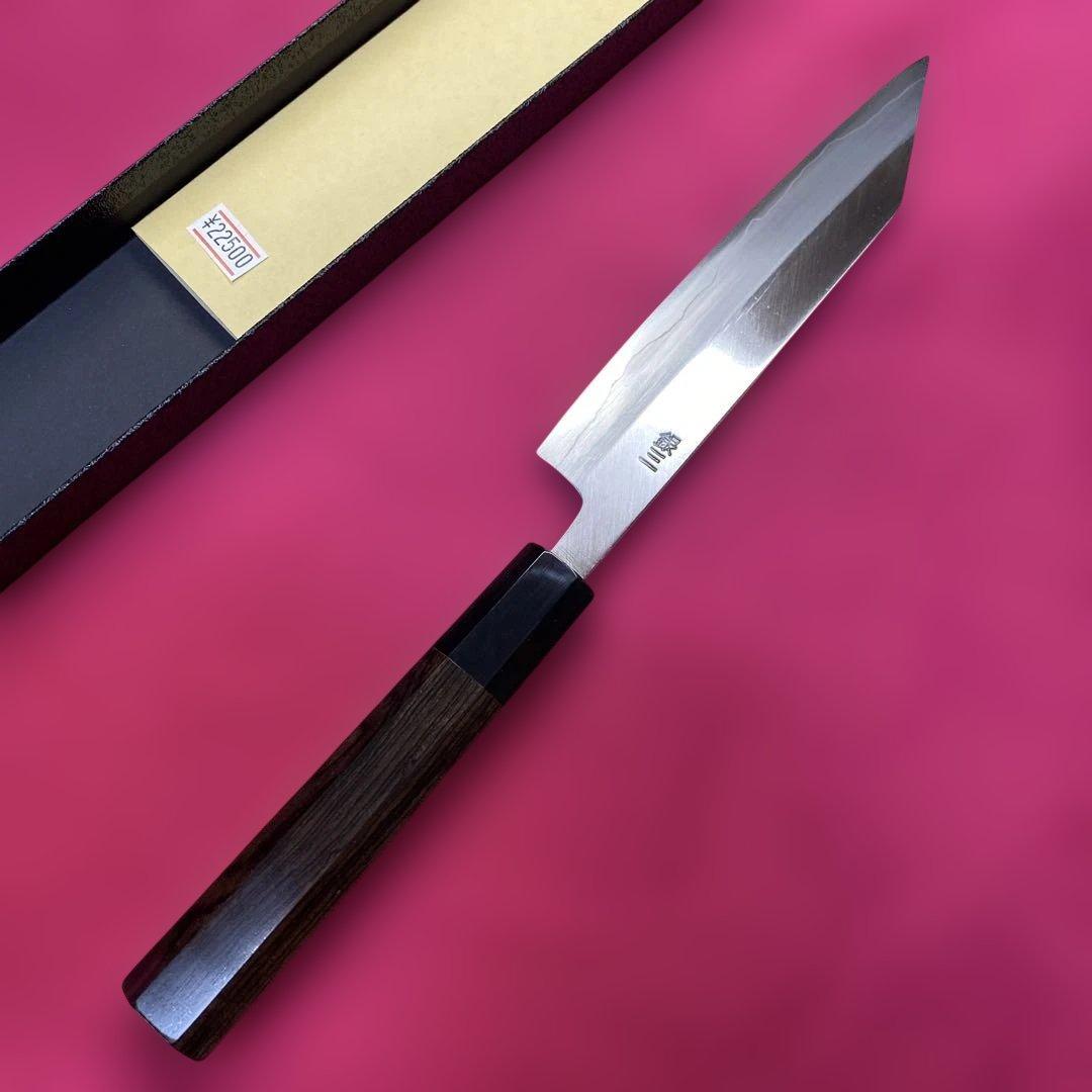銀三　両刃特製万能型ペティ包丁　150㎜ 5寸