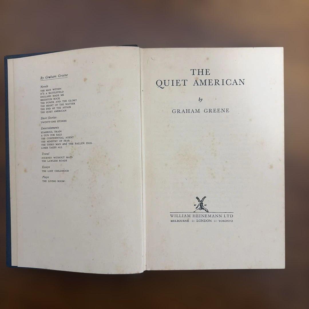 The Quiet American by G Greene 初版本