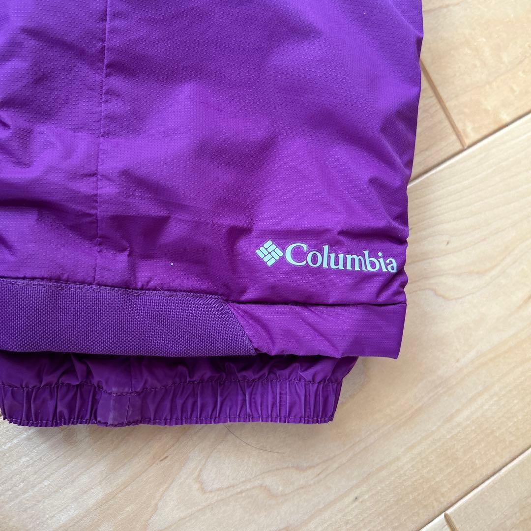 Columbia 子ども用スキーウェア 紫/白
