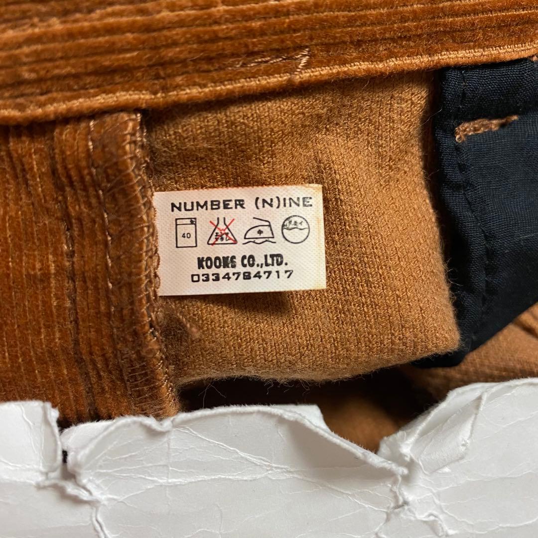 NUMBER (N)INE 青タグ コーデュロイパンツ size3 日本製