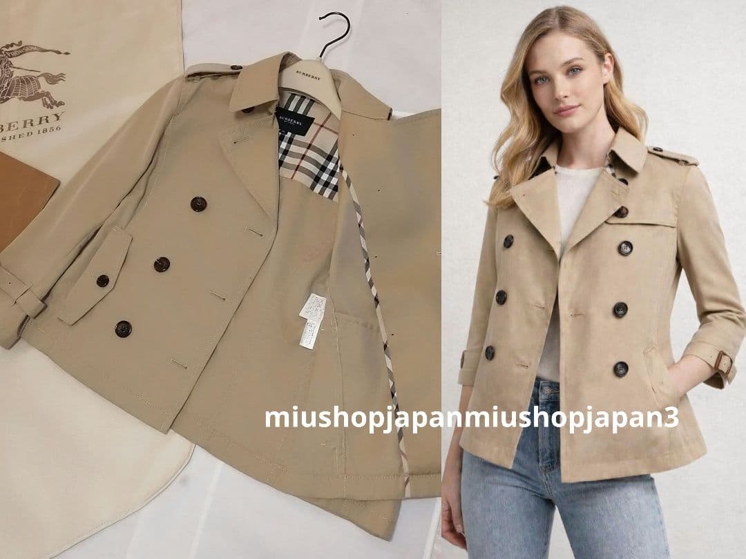 本物上質●36サイズ　バーバリー　BURBERRY　ロンドン　トレンチコート