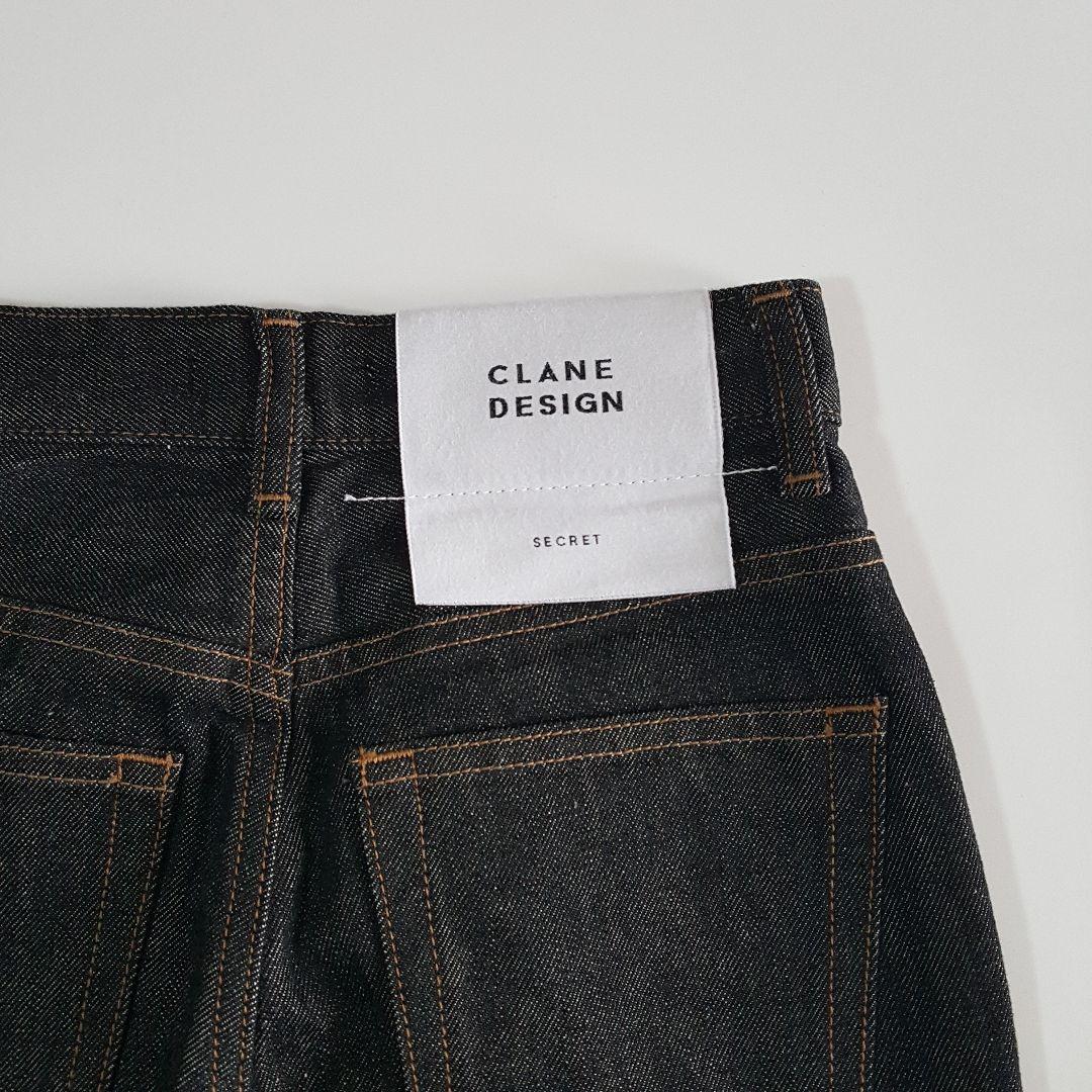 新品 タグ付き CLANE SECRET DENIM PANTS ライトブラック