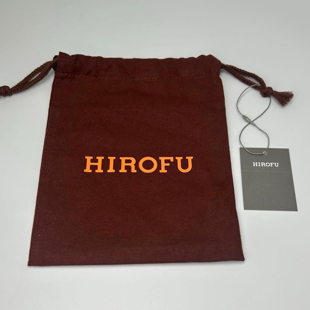 【未使用✨】HIROFUヒロフ 二折り財布 レザーウォレット　ダークブラウン