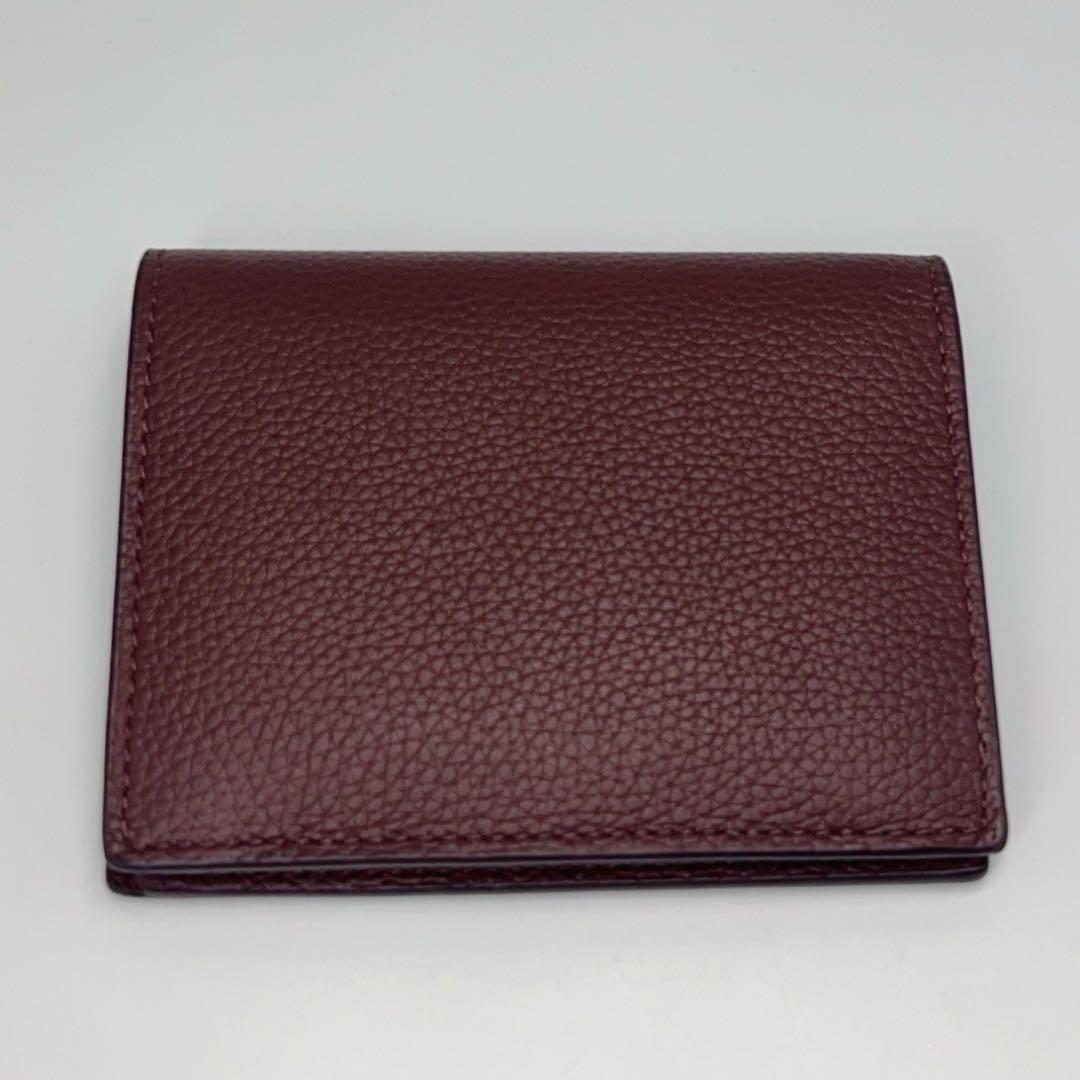 【未使用✨】HIROFUヒロフ 二折り財布 レザーウォレット　ダークブラウン